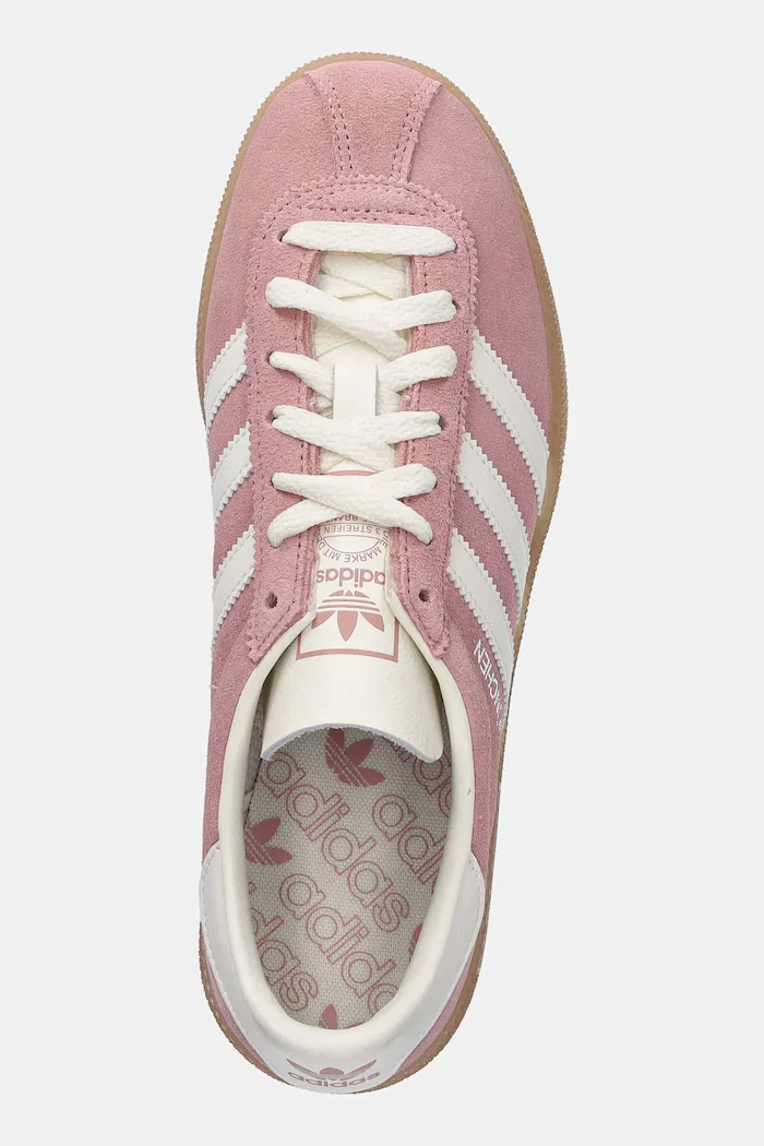 adidas Originals Велурени маратонки Muenchen в розово JS3992
