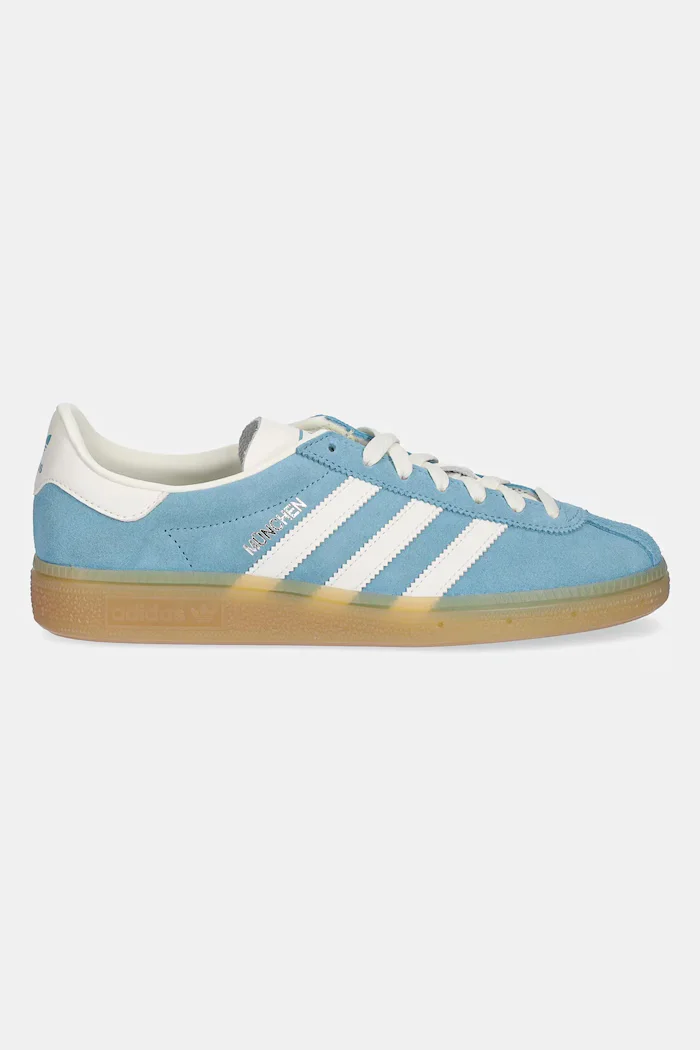 adidas Originals Велурени маратонки Muenchen в тюркоазено JS3991