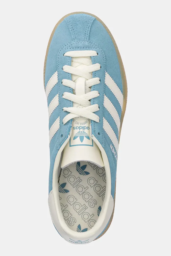adidas Originals Велурени маратонки Muenchen в тюркоазено JS3991