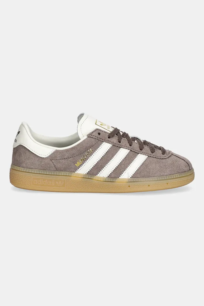 adidas Originals Велурени маратонки Muenchen W в кафяво IH4208
