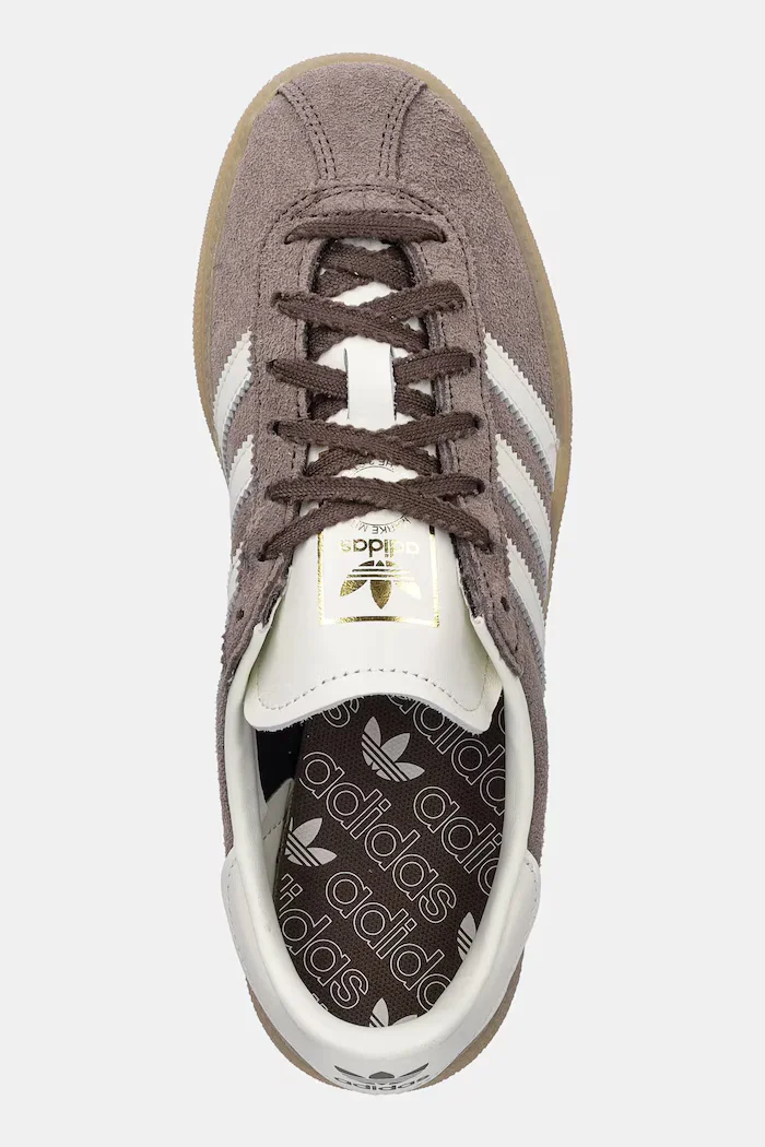adidas Originals Велурени маратонки Muenchen W в кафяво IH4208