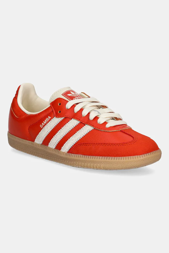 adidas Originals Велурени маратонки Samba OG в оранжево JI2737