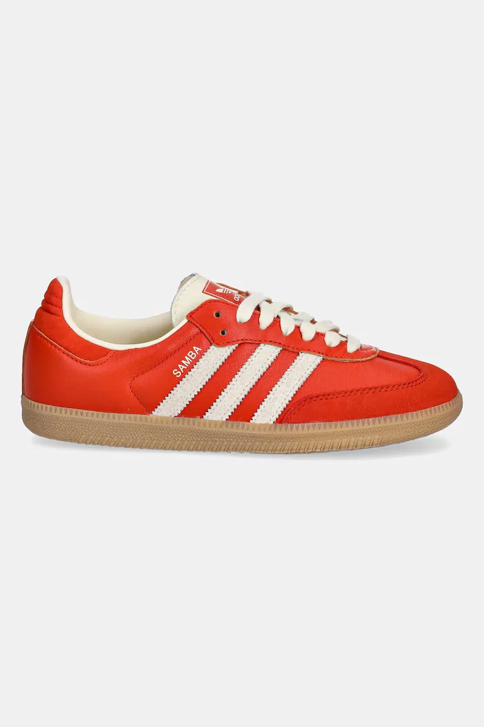 adidas Originals Велурени маратонки Samba OG в оранжево JI2737