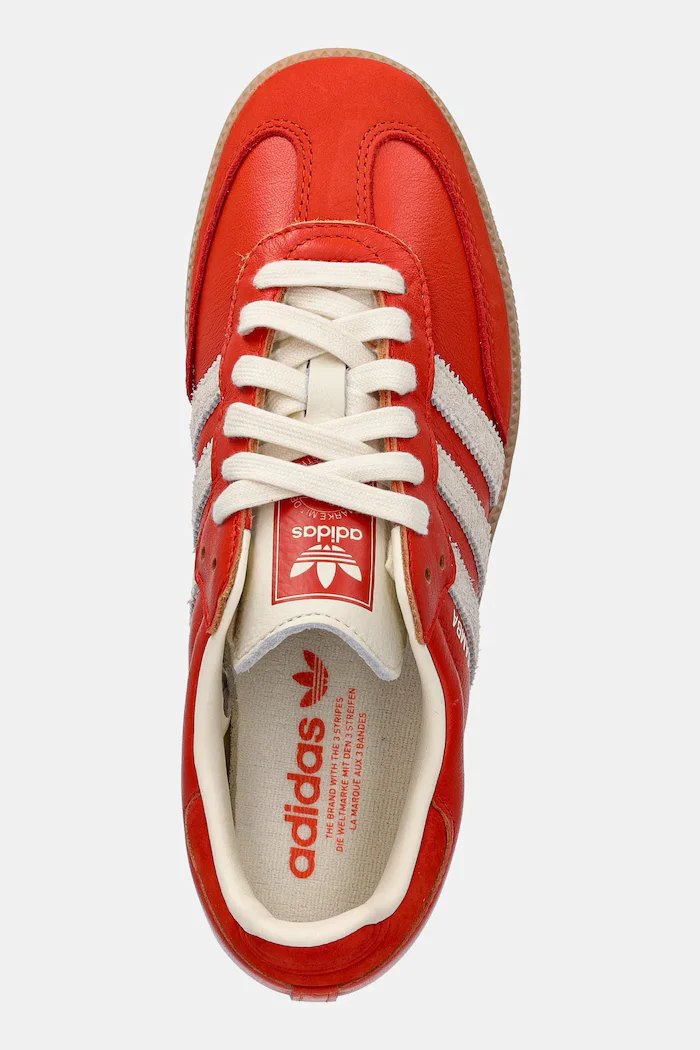 adidas Originals Велурени маратонки Samba OG в оранжево JI2737
