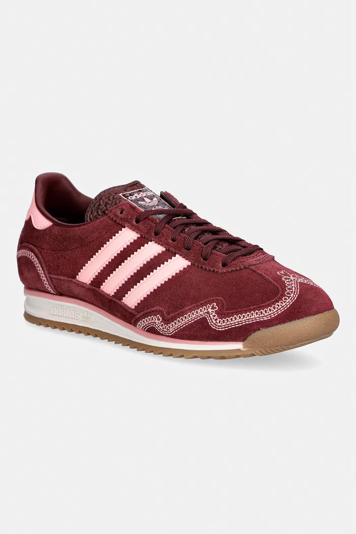 adidas Originals Велурени маратонки SL 72 Og в бордо IH6684
