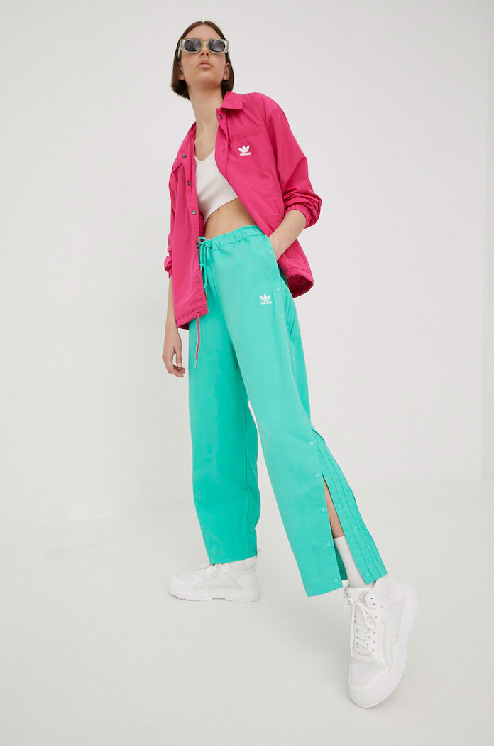 adidas Originals Яке Always Original HG1237 дамско в розово с преходна изолация с уголемена кройка