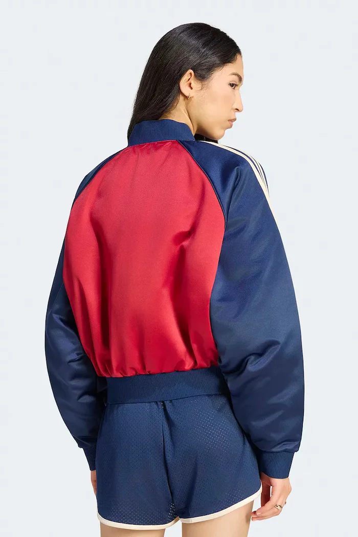 adidas Originals яке бомбър дамско Satin SST Bomber червено KT2646