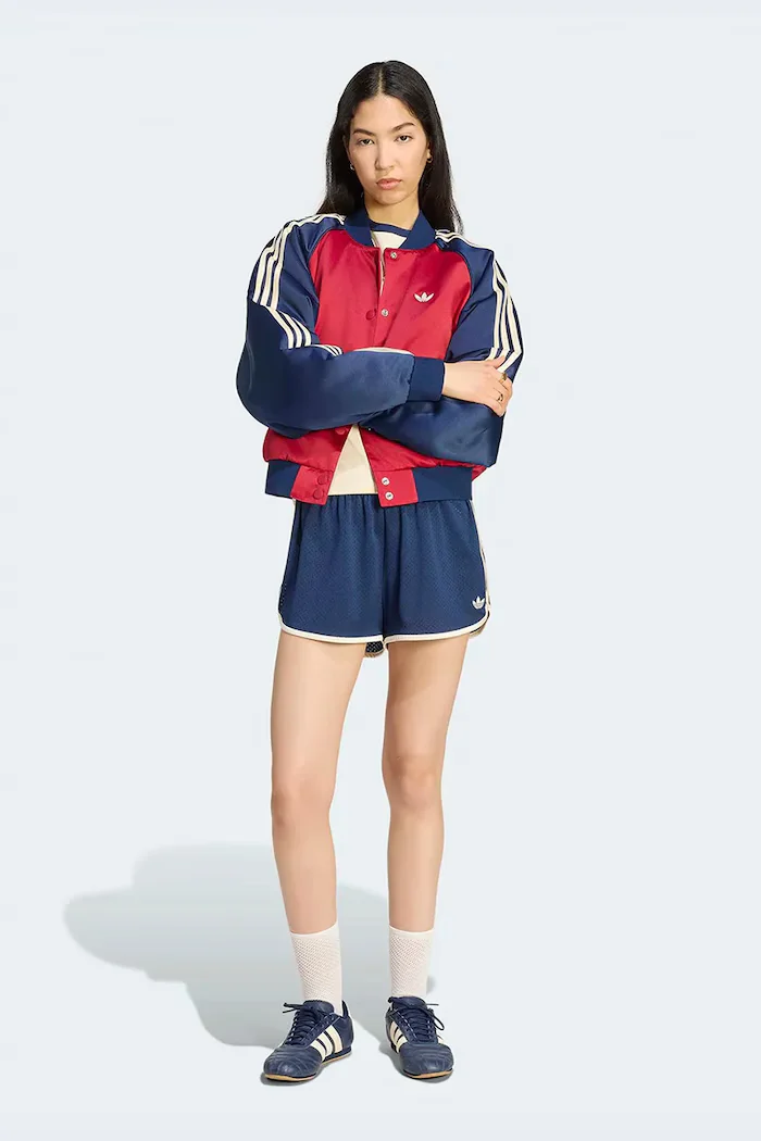 adidas Originals яке бомбър дамско Satin SST Bomber червено KT2646