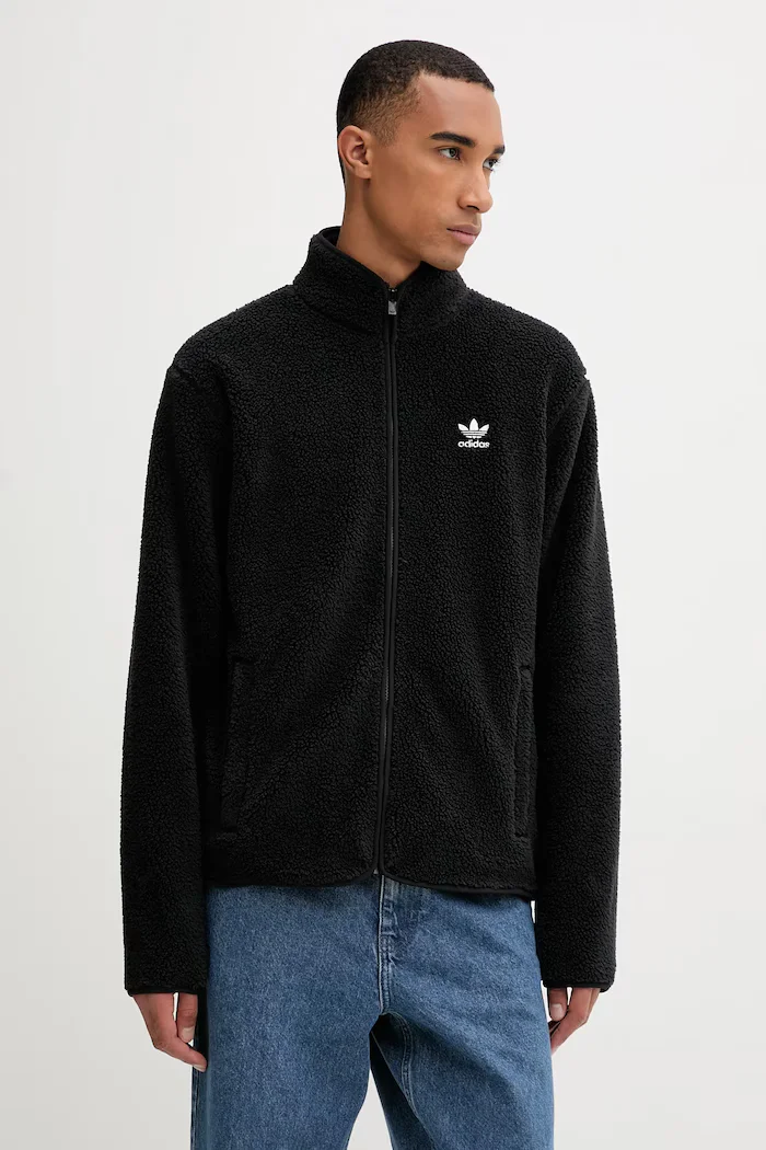 adidas Originals Яке Essentials в черно преходен модел JV7676