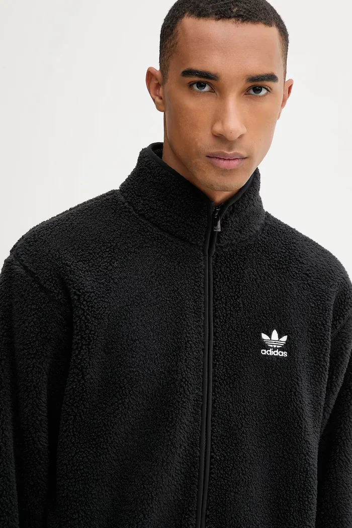 adidas Originals Яке Essentials в черно преходен модел JV7676
