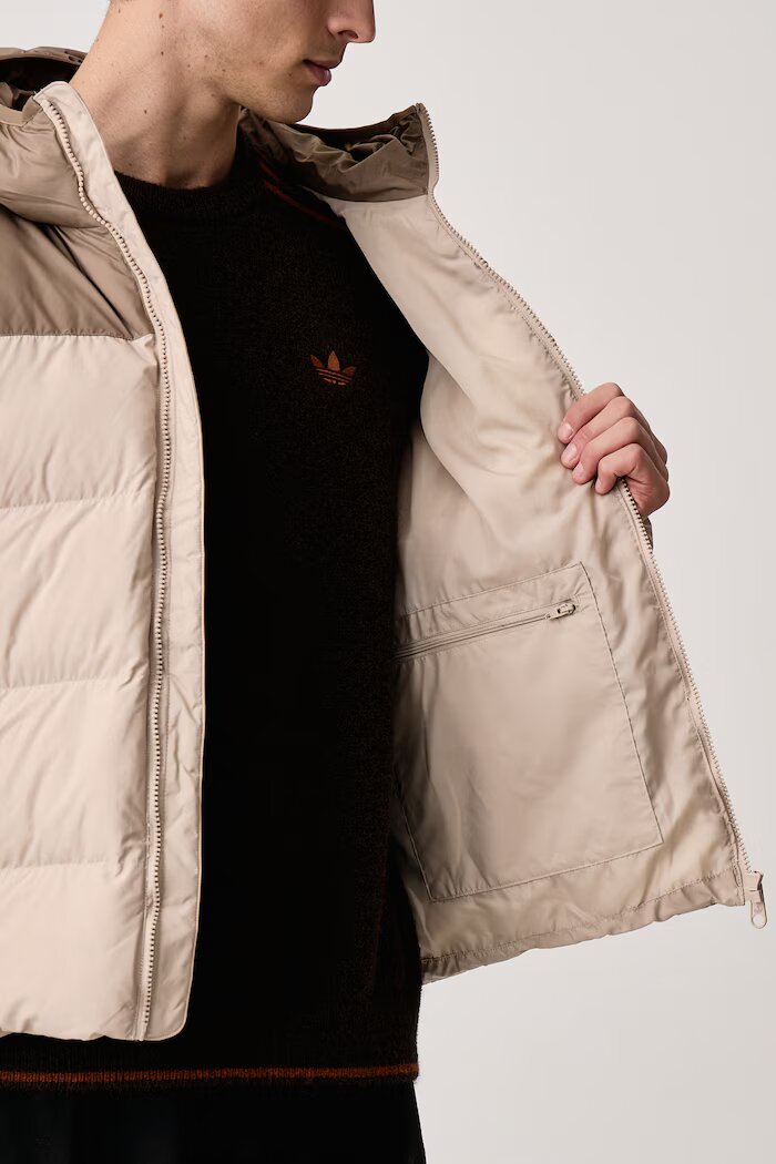 adidas Originals яке мъжко Hooded Regen бежово KR7198