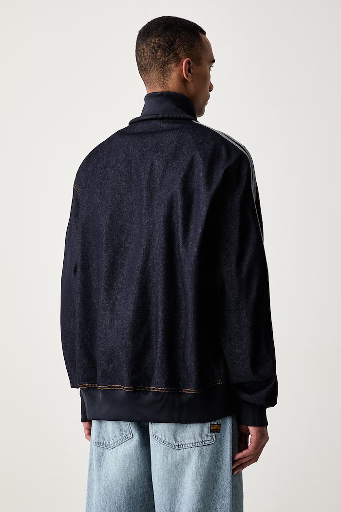 adidas Originals яке мъжко от деним Firebird Adicolor Raw Denim тъмносиньо KS4971