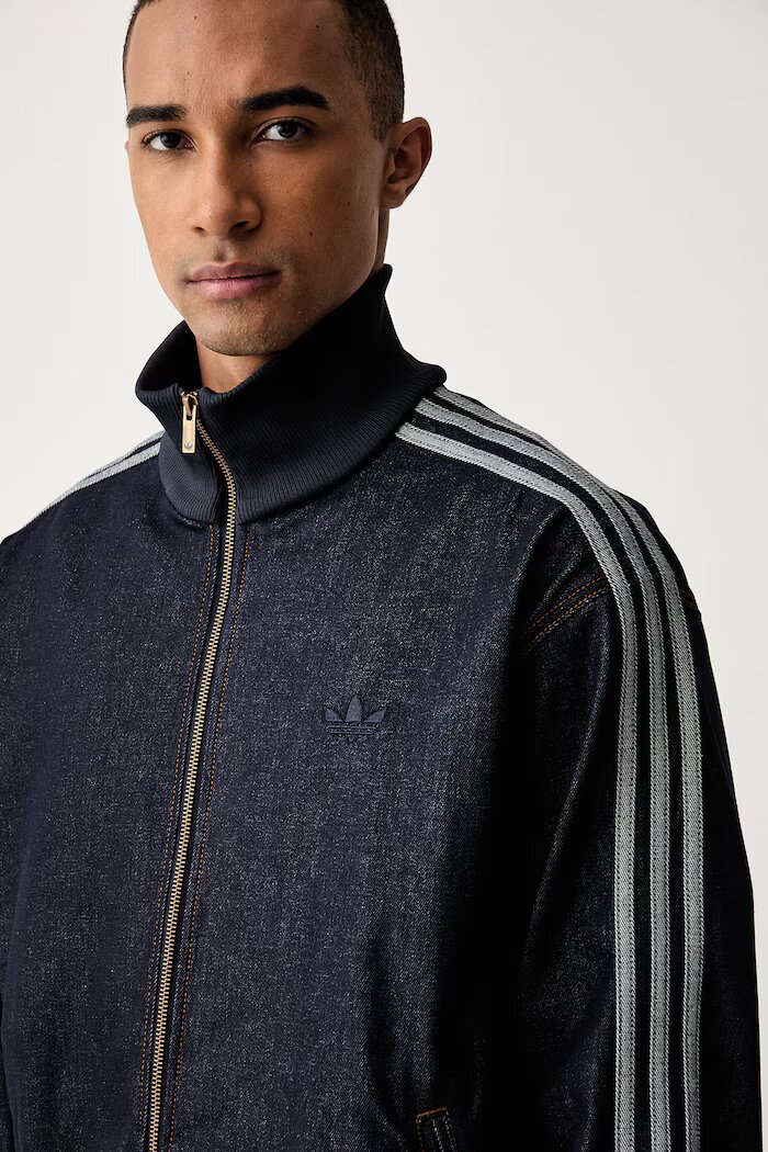 adidas Originals яке мъжко от деним Firebird Adicolor Raw Denim тъмносиньо KS4971