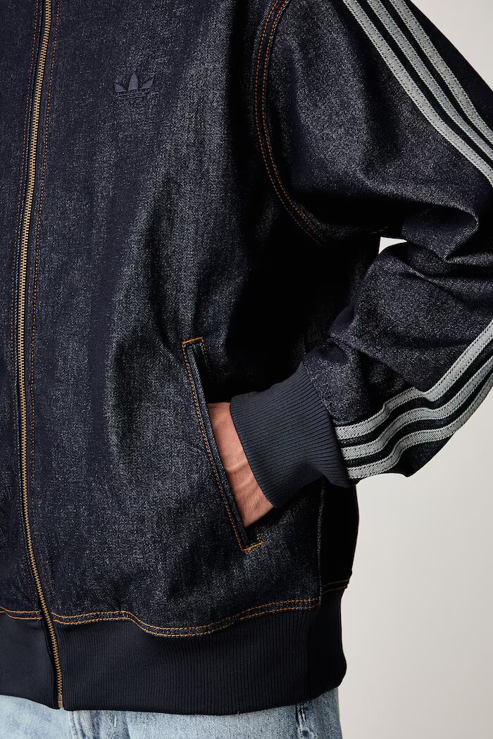 adidas Originals яке мъжко от деним Firebird Adicolor Raw Denim тъмносиньо KS4971