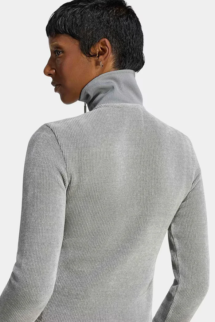 adidas Originals жилетка дамска Chenille Zip Up сива LF6541