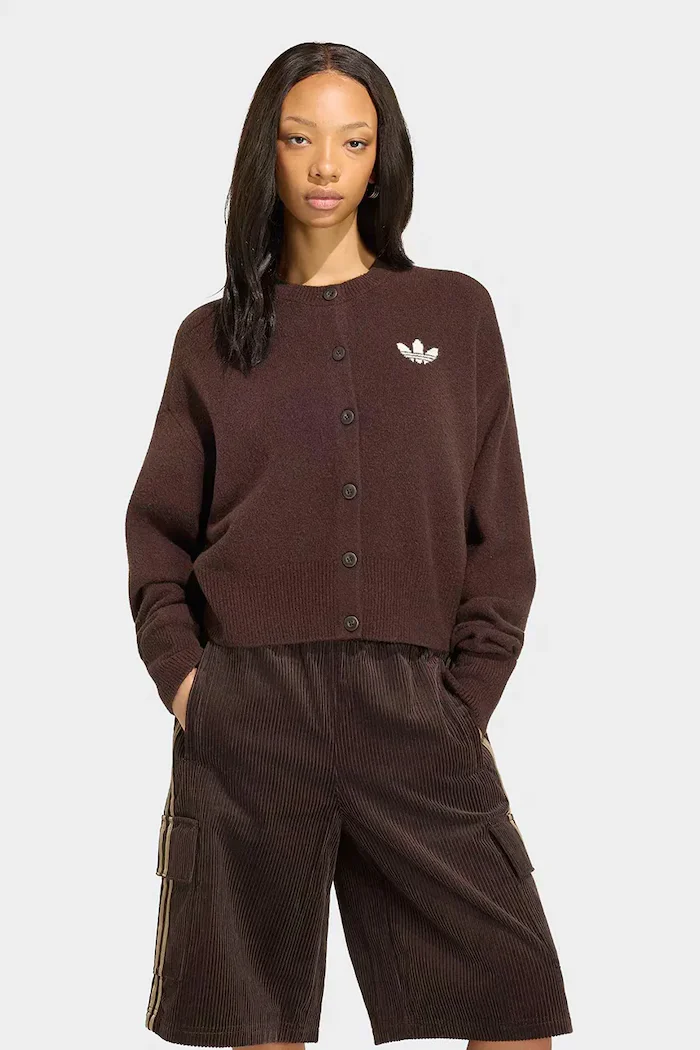 adidas Originals жилетка дамска Essentials Knit кафява IA4455