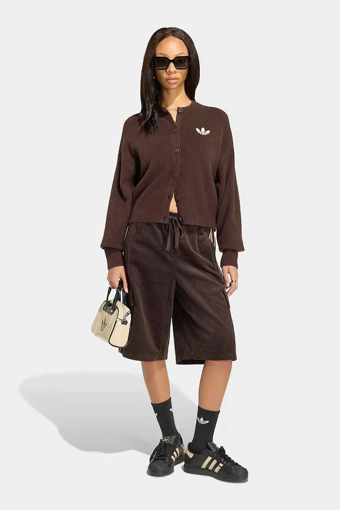 adidas Originals жилетка дамска Essentials Knit кафява IA4455