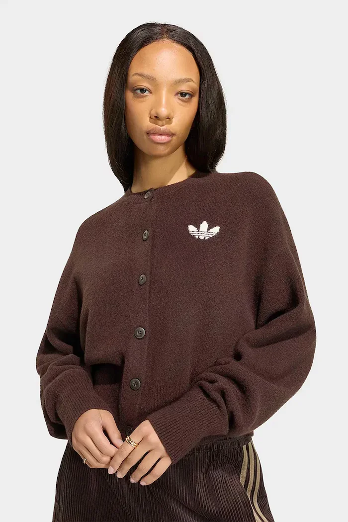 adidas Originals жилетка дамска Essentials Knit кафява IA4455