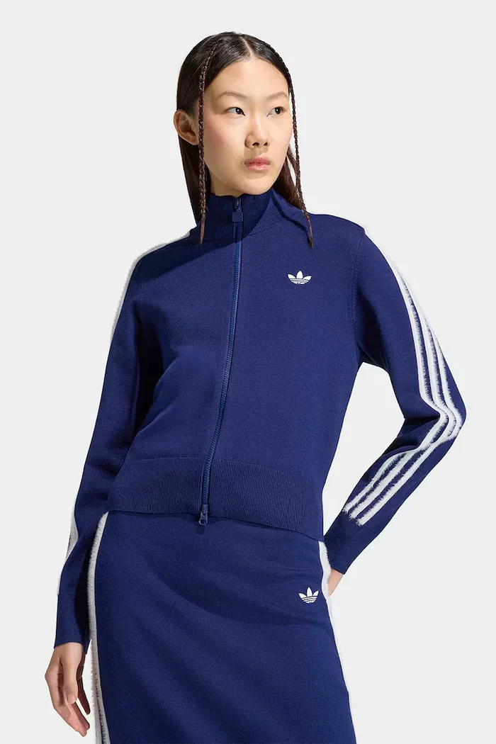 adidas Originals жилетка дамска Knitted Firebird тъмносиня KW2588