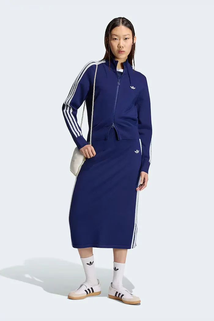adidas Originals жилетка дамска Knitted Firebird тъмносиня KW2588