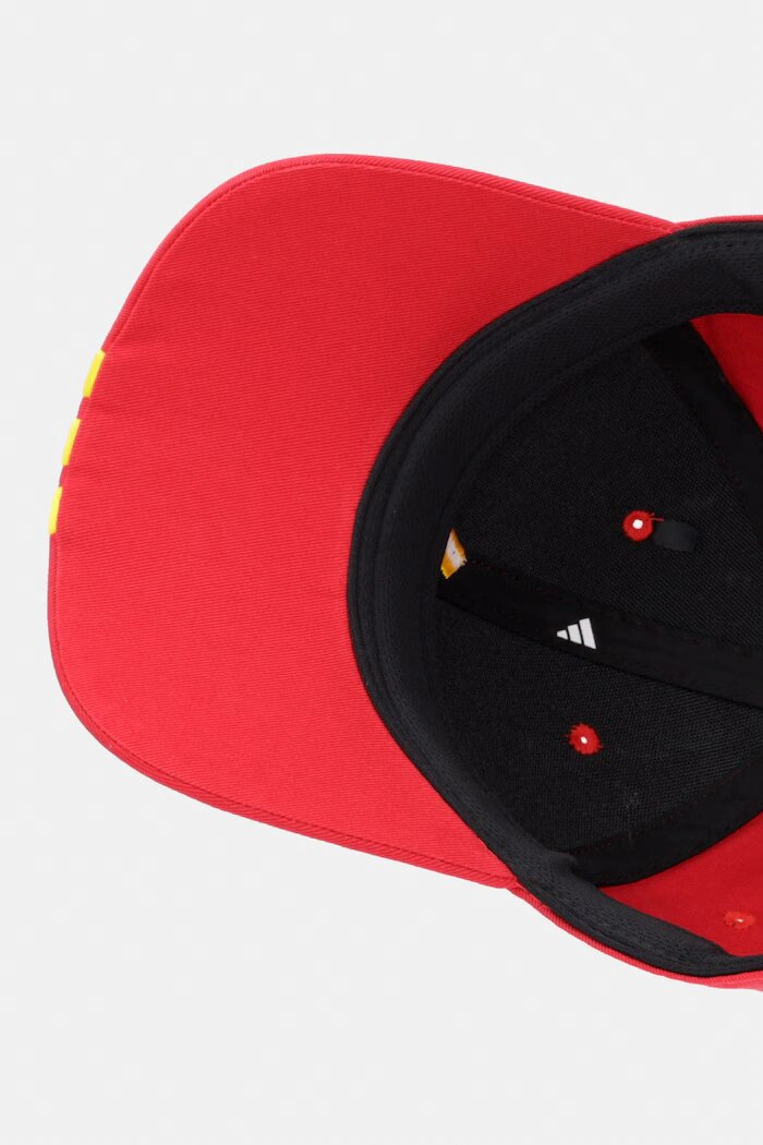 adidas Памучна шапка с козирка в червено KE5880