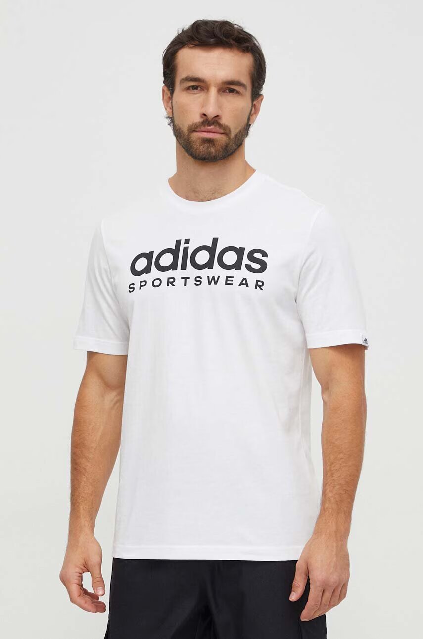 adidas Памучна тениска