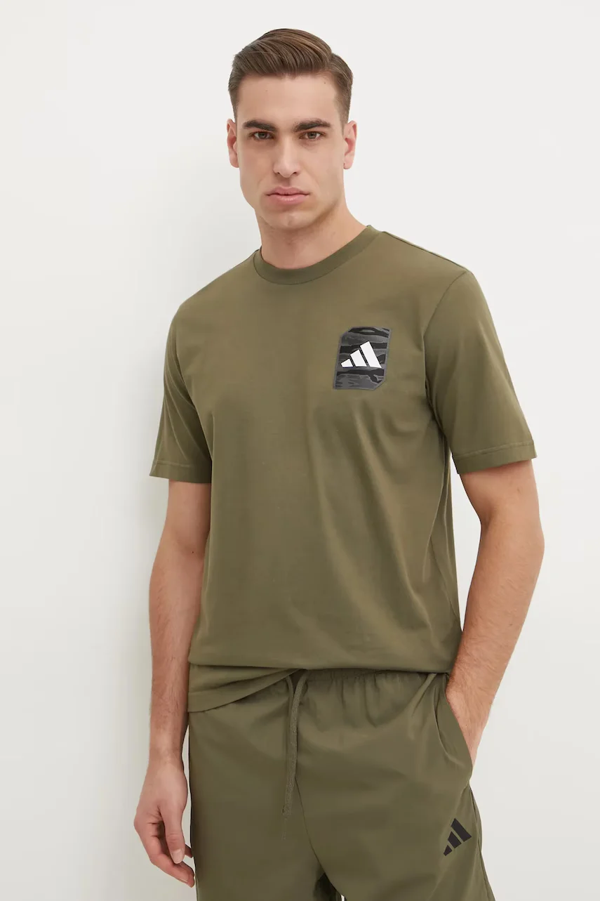 adidas Памучна тениска Camo