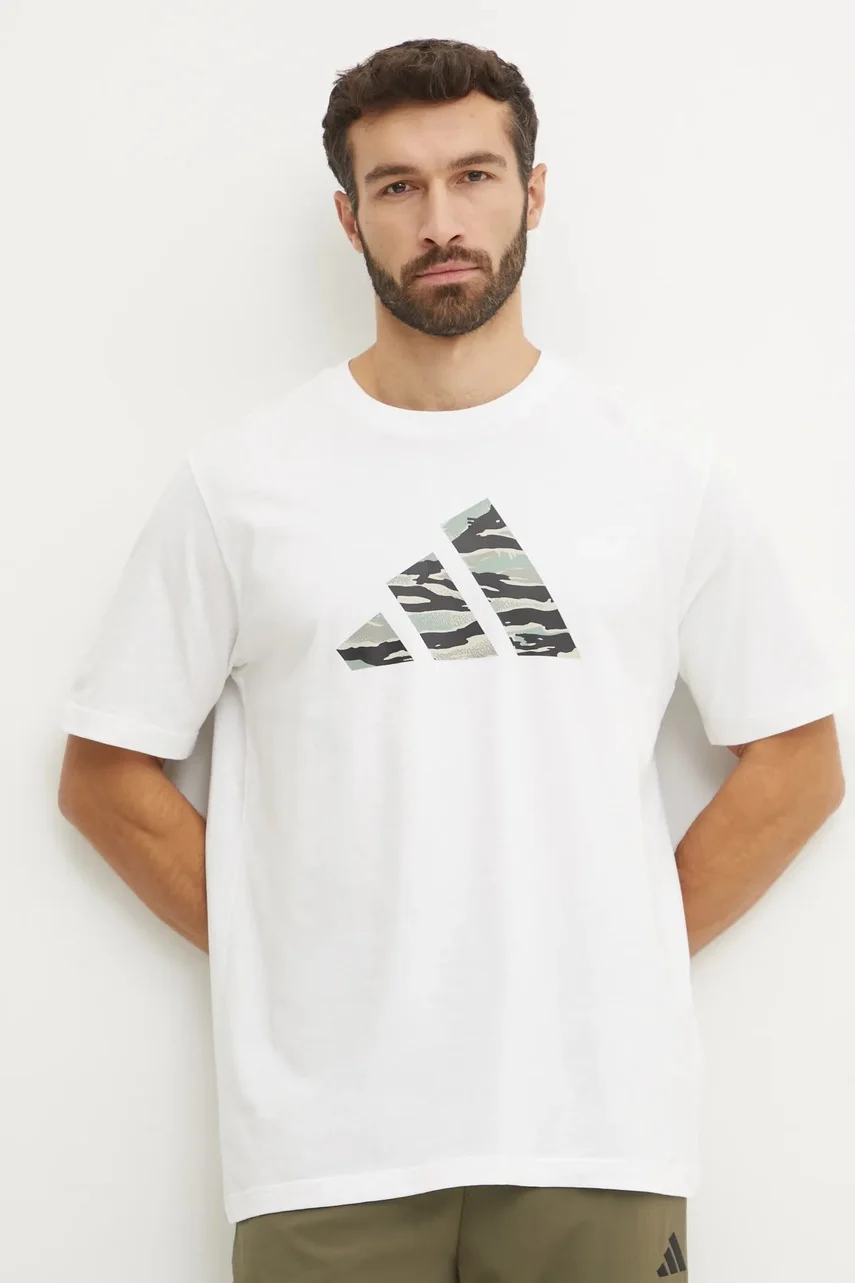 adidas Памучна тениска Camo