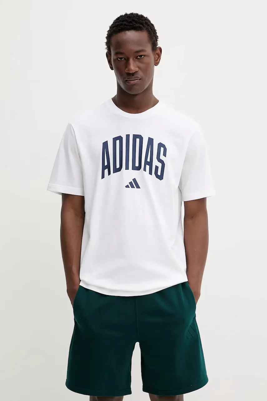 adidas Памучна тениска Collegiate