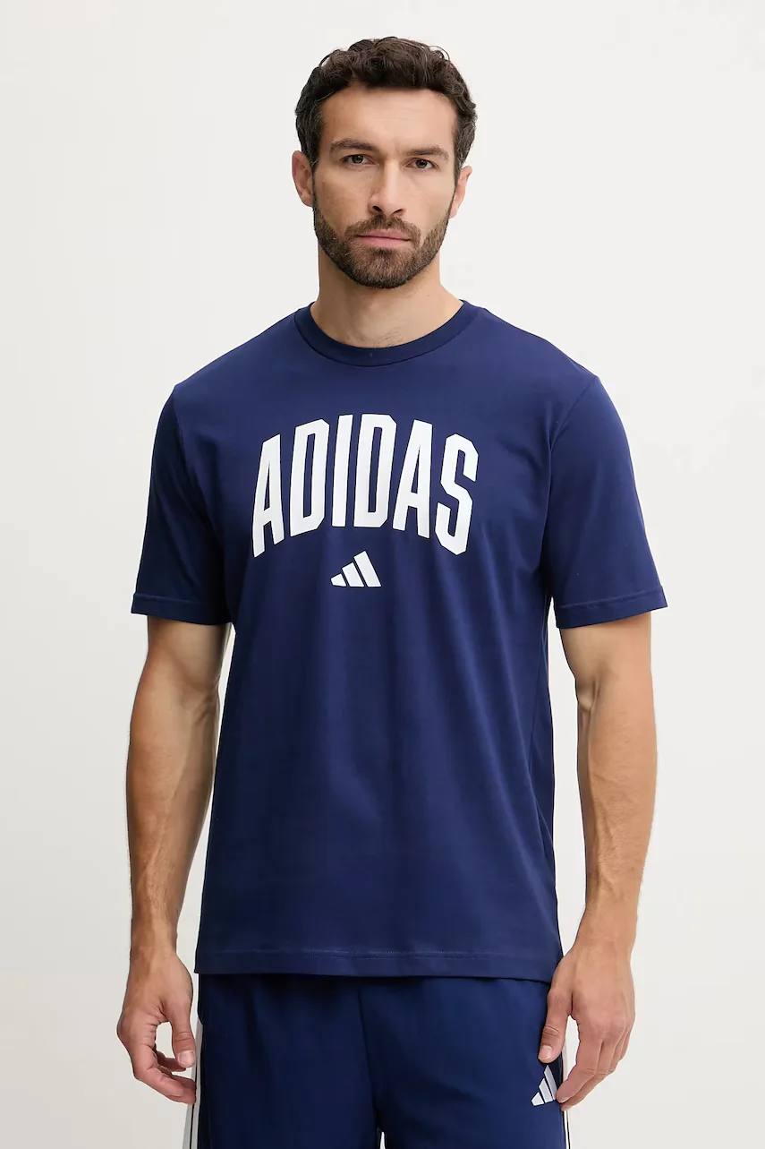 adidas Памучна тениска Collegiate