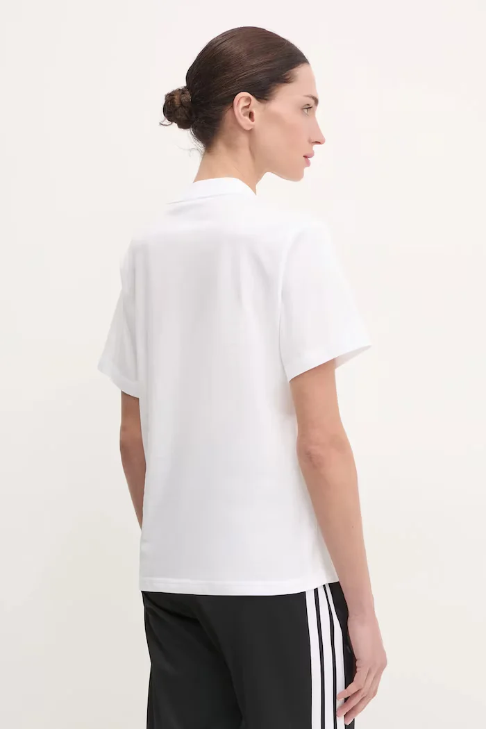 adidas Памучна тениска Essentials в бяло JC5944