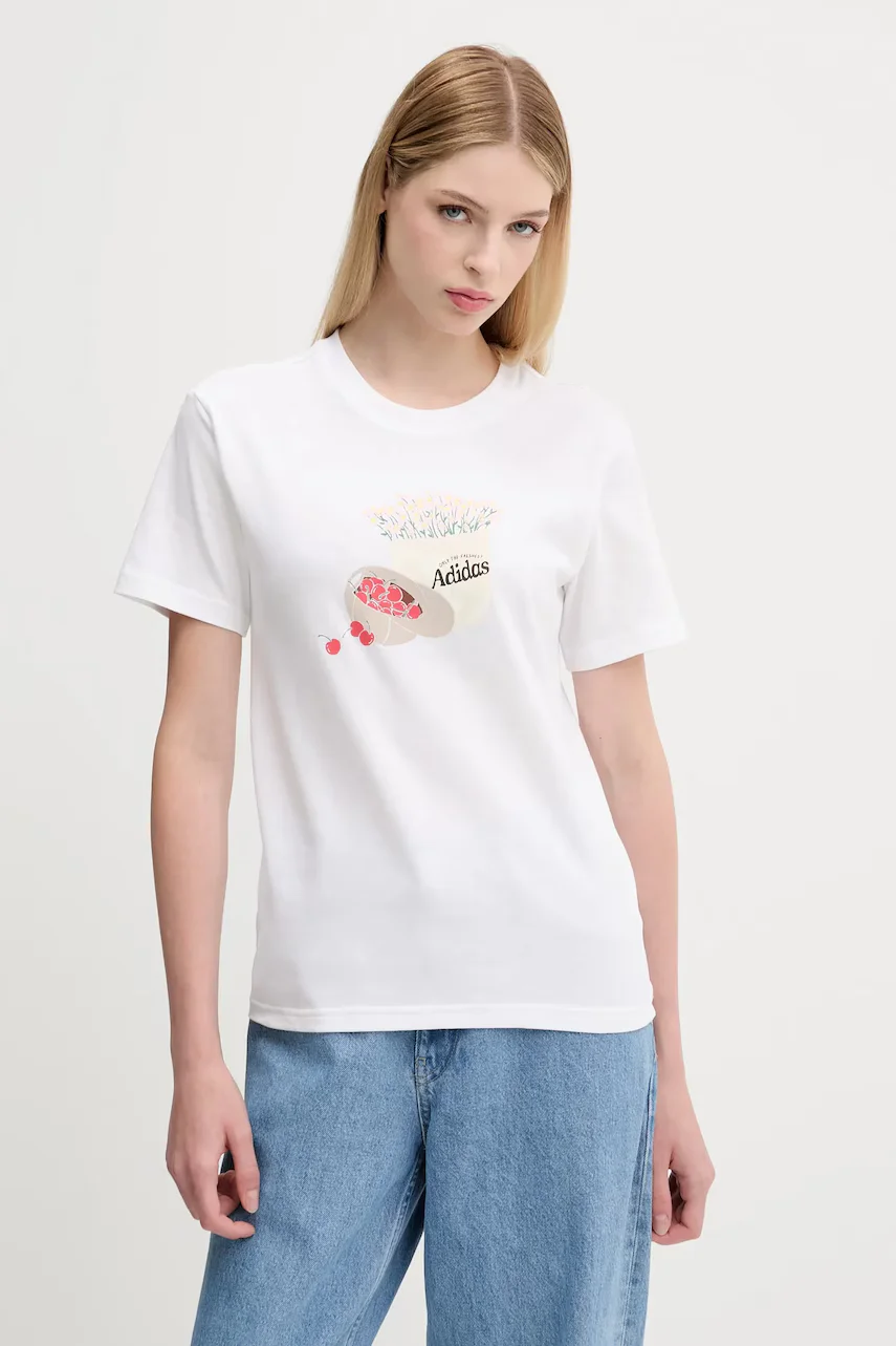 adidas Памучна тениска Farmers Market Graphic
