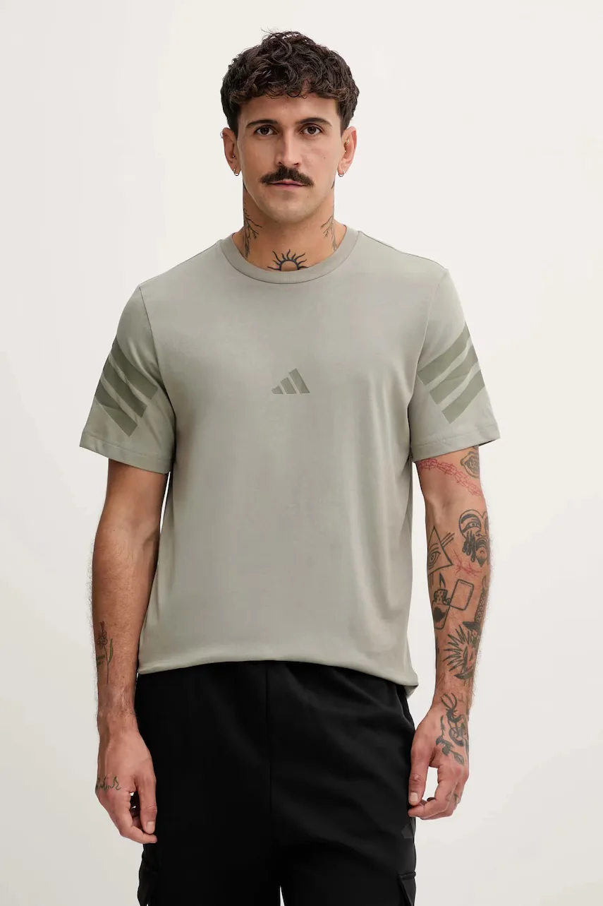 adidas Памучна тениска Fi 3S