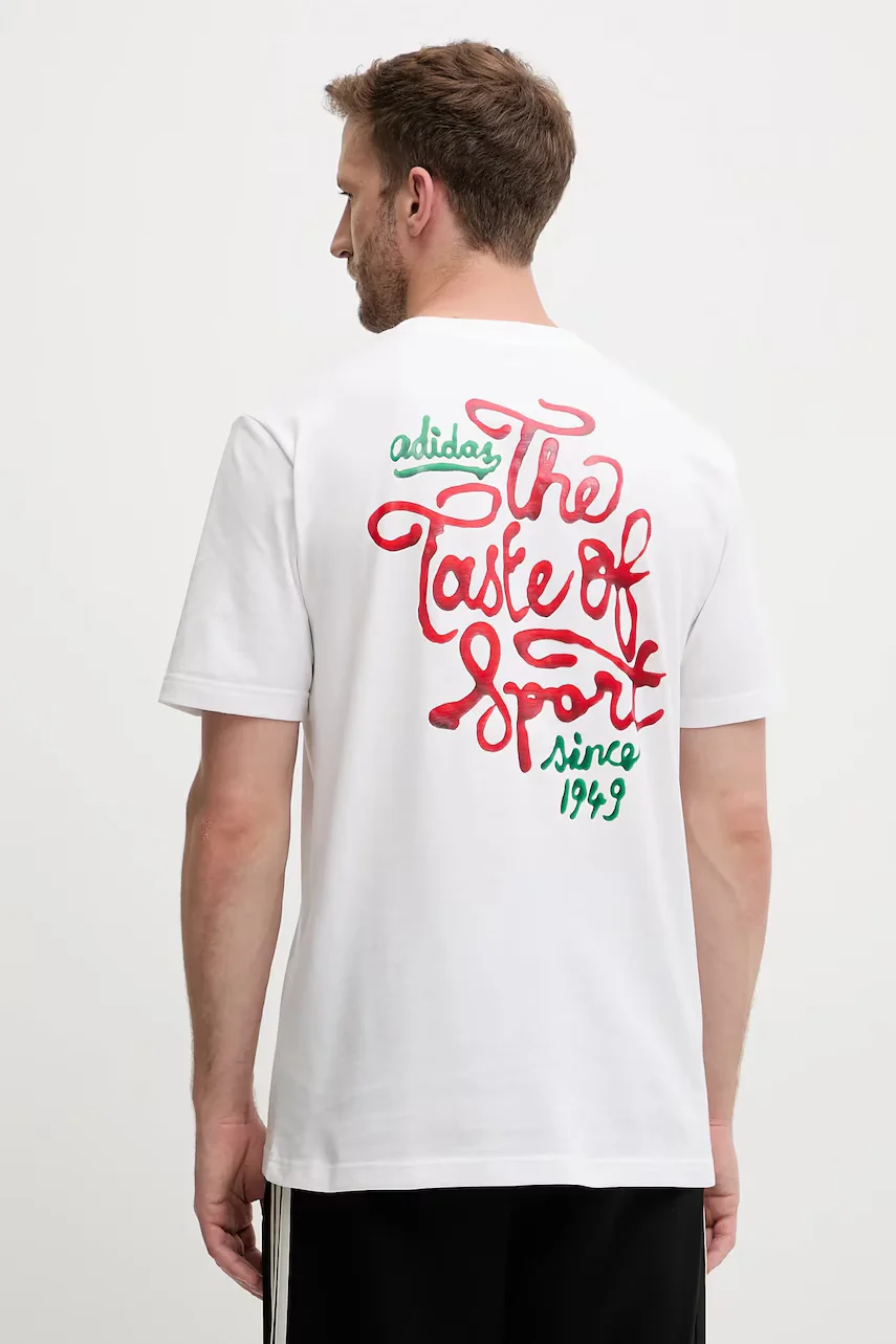 adidas Памучна тениска Food Sauce Graphic Tee