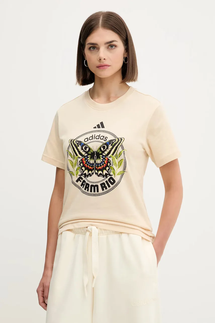 adidas Памучна тениска x Farm Rio