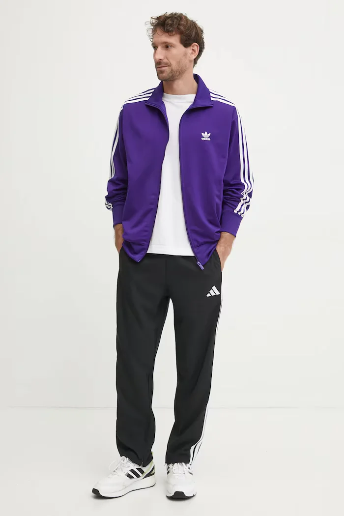 adidas Панталон STNFRD в черно с десен JC8491