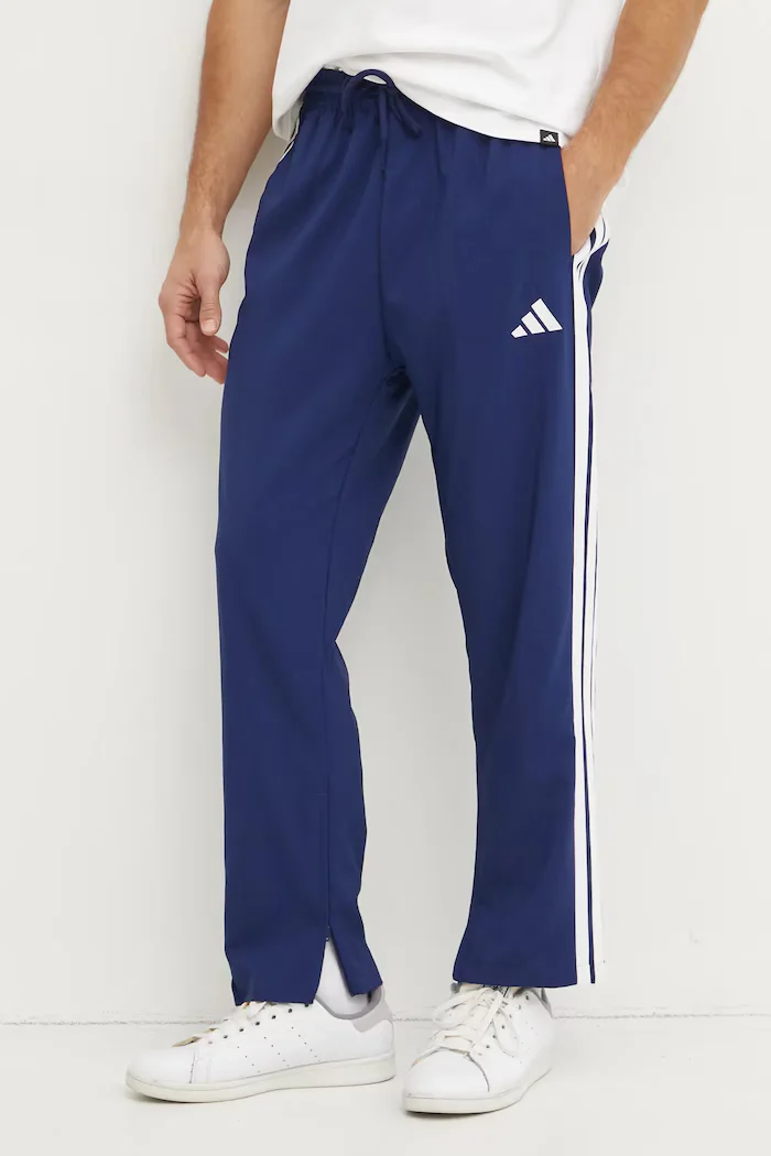 adidas Панталон STNFRD в тъмносиньо с десен JE6400