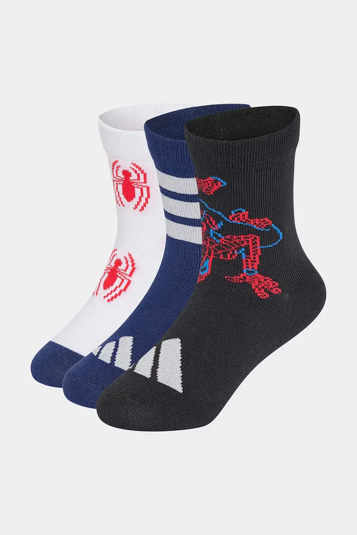 adidas Performance чорапи за деца MARVEL SPIDER-MAN 3 броя черни KR2366