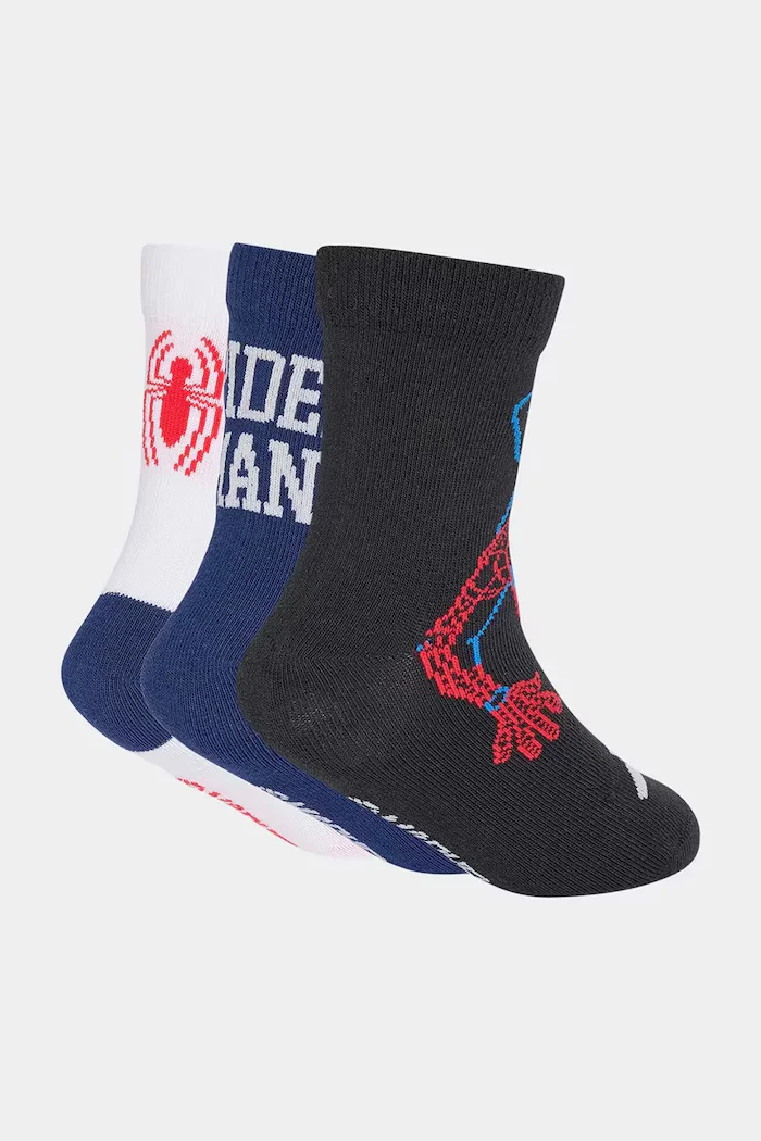adidas Performance чорапи за деца MARVEL SPIDER-MAN 3 броя черни KR2366