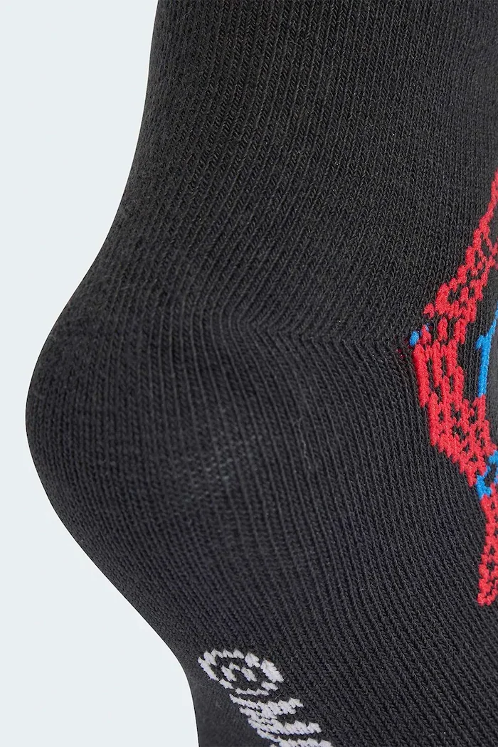 adidas Performance чорапи за деца MARVEL SPIDER-MAN 3 броя черни KR2366