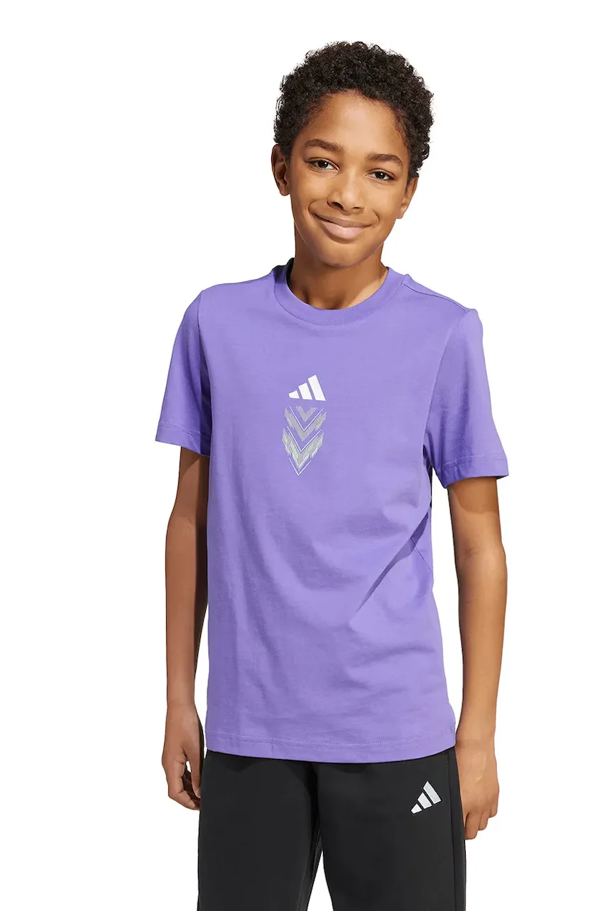 adidas Performance Детска памучна тениска