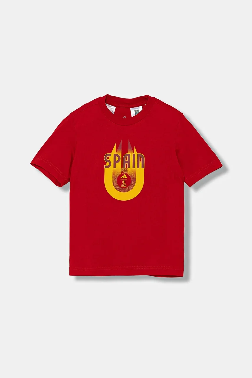adidas Performance Детска памучна тениска SPAIN