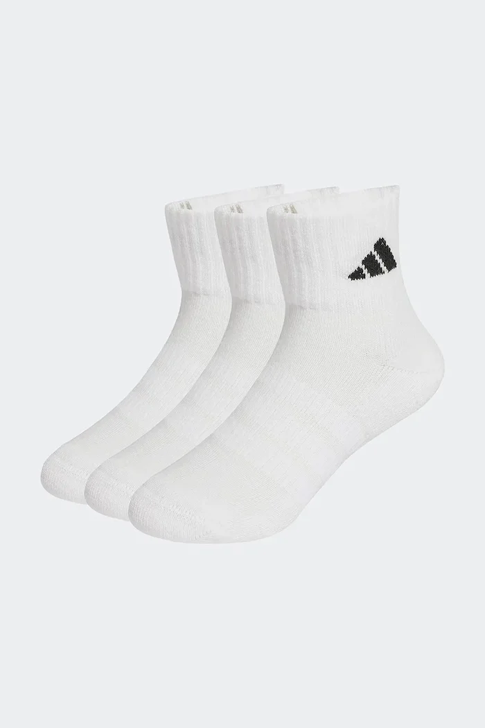 adidas Performance Детски чорапи с памук (3 чифта) в бяло JZ0526