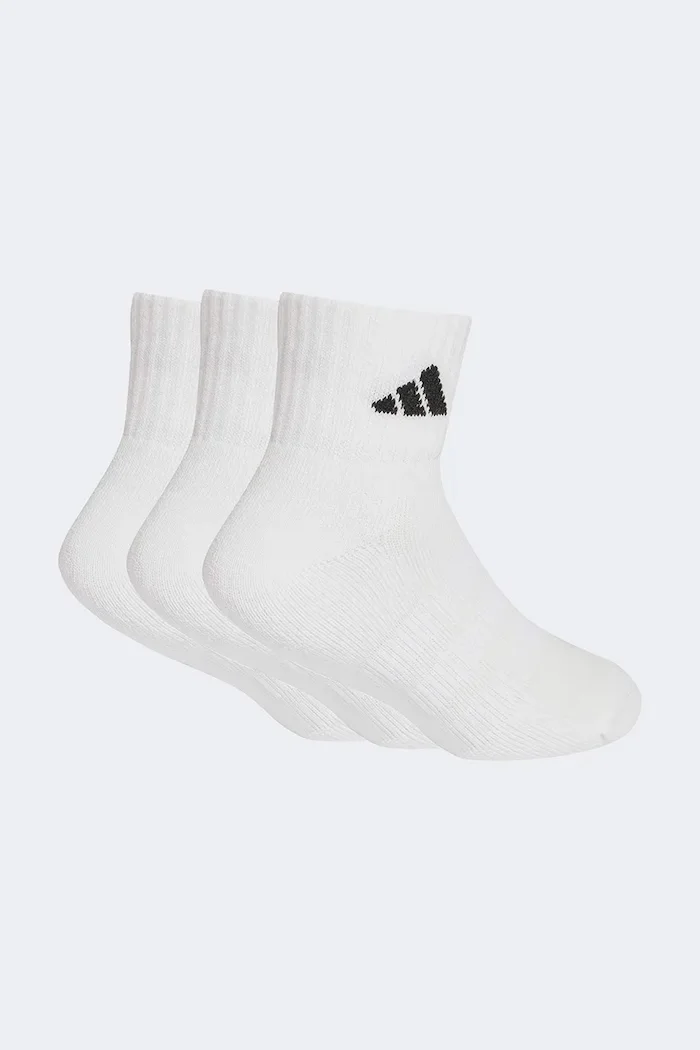 adidas Performance Детски чорапи с памук (3 чифта) в бяло JZ0526