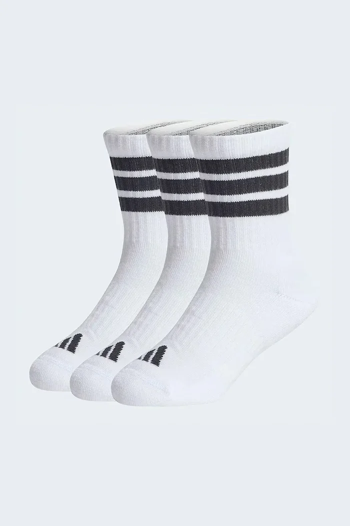 adidas Performance Детски чорапи с памук (3 чифта) в бяло JZ0531