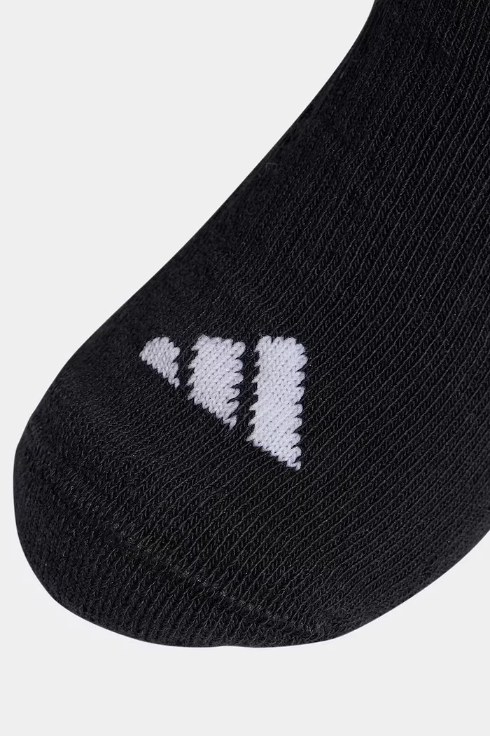 adidas Performance Детски чорапи с памук (3 чифта) в черно KD1719