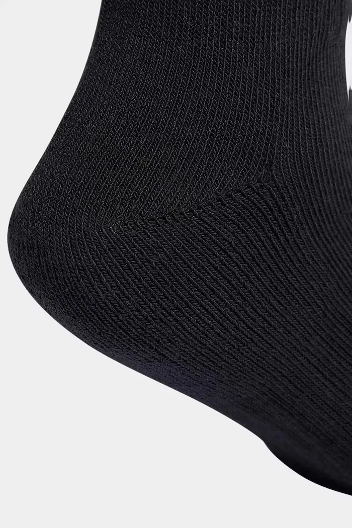 adidas Performance Детски чорапи с памук (3 чифта) в черно KD1719