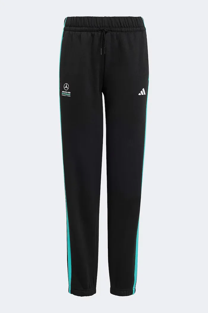 adidas Performance Детски спортен панталон MERCEDES в черно с апликация KE5921