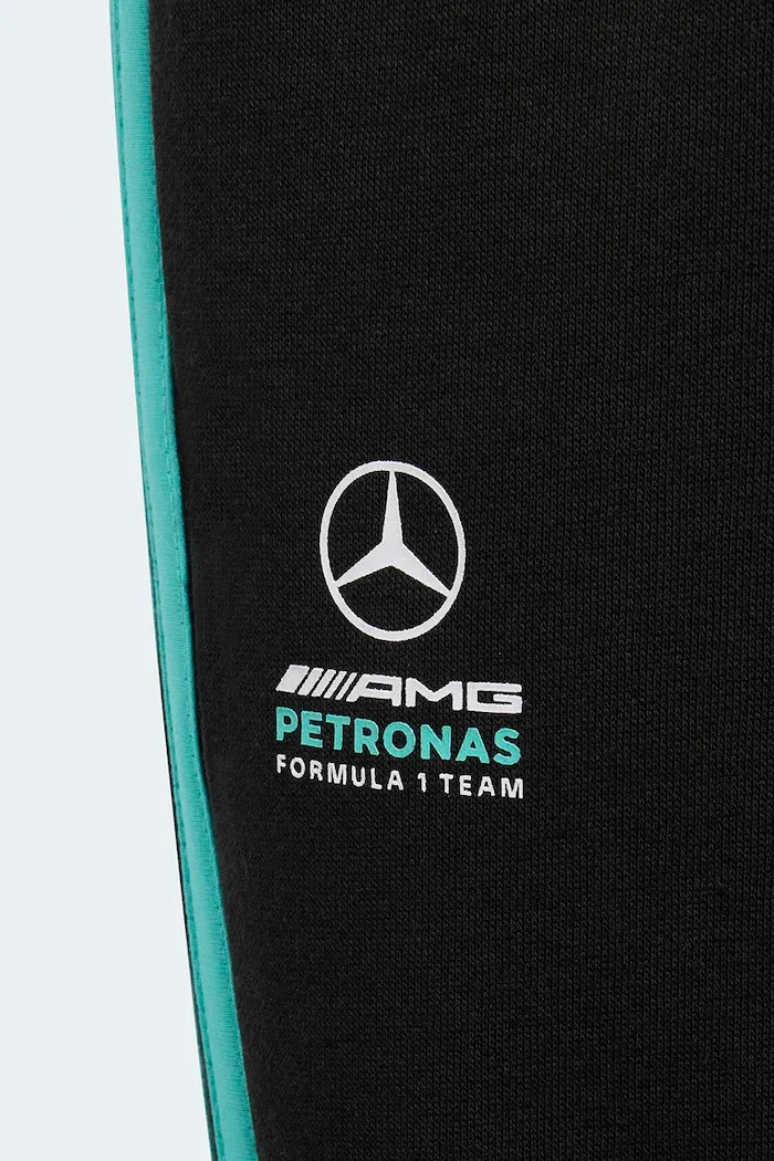 adidas Performance Детски спортен панталон MERCEDES в черно с апликация KE5921