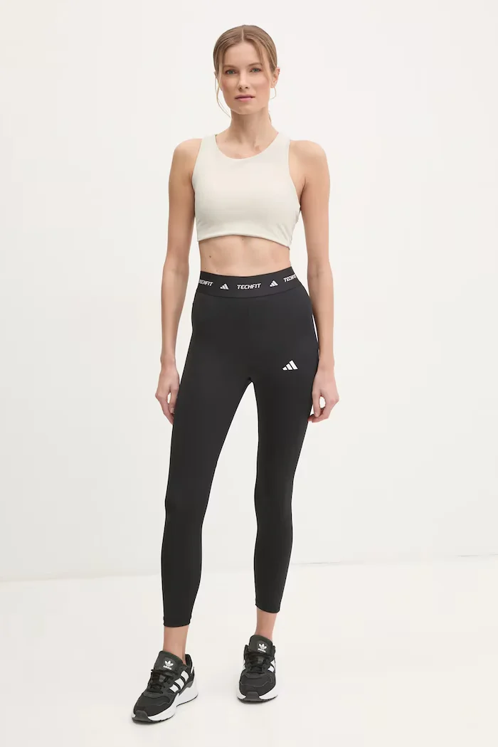 adidas Performance Клин за трениране Techfit в черно с принт IT2273
